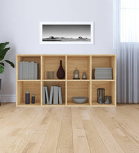 Bücherregal/Sideboard Sonoma-Eiche 66×30×130 cm Holzwerkstoff