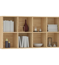 Bücherregal/Sideboard Sonoma-Eiche 66×30×130 cm Holzwerkstoff