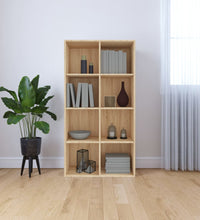 Bücherregal/Sideboard Sonoma-Eiche 66×30×130 cm Holzwerkstoff