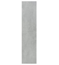 Bücherregal/Sideboard Betongrau 66×30×130 cm Holzwerkstoff