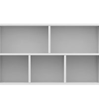 Bücherregal/Sideboard Weiß 50x25x80 cm Holzwerkstoff