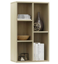 Bücherregal/Sideboard Sonoma Eiche 50x25x80 cm Holzwerkstoff