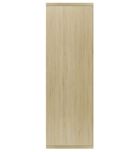 Bücherregal/Sideboard Sonoma Eiche 50x25x80 cm Holzwerkstoff