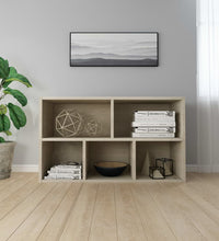 Bücherregal/Sideboard Sonoma Eiche 50x25x80 cm Holzwerkstoff