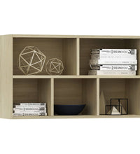 Bücherregal/Sideboard Sonoma Eiche 50x25x80 cm Holzwerkstoff