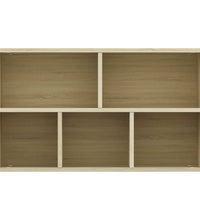 Bücherregal/Sideboard Sonoma Eiche 50x25x80 cm Holzwerkstoff