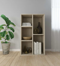 Bücherregal/Sideboard Sonoma Eiche 50x25x80 cm Holzwerkstoff