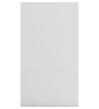Bücherregal/Sideboard Hochglanz-Weiß 50x25x80 cm Holzwerkstoff