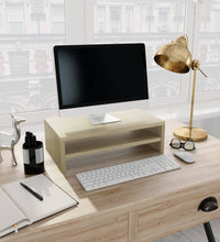 Monitorständer Sonoma-Eiche 42x24x13 cm Holzwerkstoff