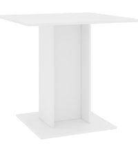 Esstisch Weiß 80x80x75 cm Holzwerkstoff