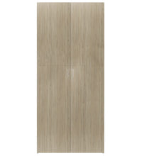 Schuhschrank Sonoma-Eiche 80x35,5x180 cm Holzwerkstoff