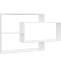 Wandregale Weiß 104x20x58,5 cm Holzwerkstoff