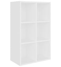 Bücherregal/Sideboard Weiß 66x30x98 cm Holzwerkstoff