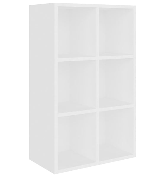 Bücherregal/Sideboard Weiß 66x30x98 cm Holzwerkstoff