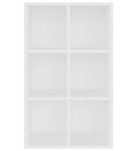 Bücherregal/Sideboard Weiß 66x30x98 cm Holzwerkstoff