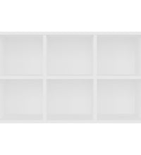 Bücherregal/Sideboard Weiß 66x30x98 cm Holzwerkstoff