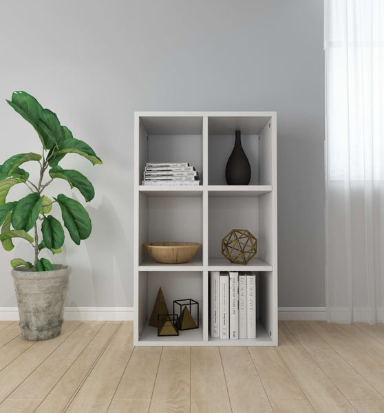 Bücherregal/Sideboard Weiß 66x30x98 cm Holzwerkstoff