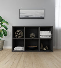 Bücherregal/Sideboard Schwarz 66x30x98 cm Holzwerkstoff