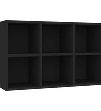 Bücherregal/Sideboard Schwarz 66x30x98 cm Holzwerkstoff
