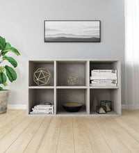 Bücherregal/Sideboard Betongrau 66x30x98 cm Holzwerkstoff