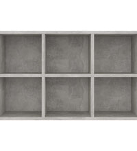 Bücherregal/Sideboard Betongrau 66x30x98 cm Holzwerkstoff