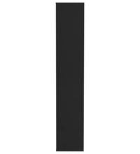 Schuhschrank Schwarz 54x34x183 cm Holzwerkstoff