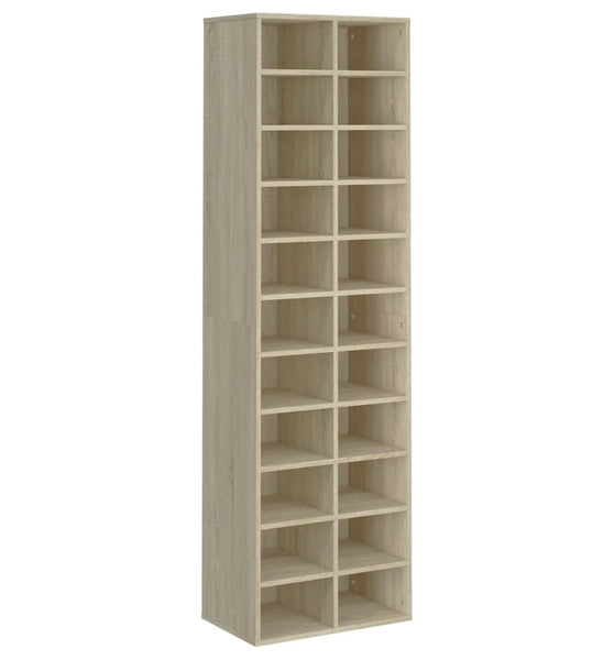 Schuhschrank Sonoma-Eiche 54x34x183 cm Holzwerkstoff