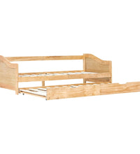 Ausziehsofa Bettgestell Kiefernholz 90×200 cm