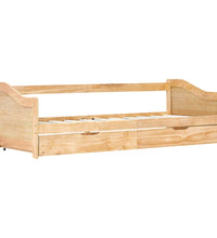Ausziehsofa Bettgestell Kiefernholz 90×200 cm