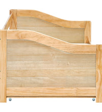 Ausziehsofa Bettgestell Kiefernholz 90×200 cm