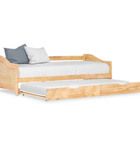 Ausziehsofa Bettgestell Kiefernholz 90×200 cm