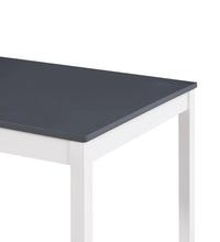 Esstisch Weiß und Grau 180 x 90 x 73 cm Kiefernholz