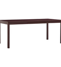 Esstisch Dunkelbraun 180 x 90 x 73 cm Kiefernholz