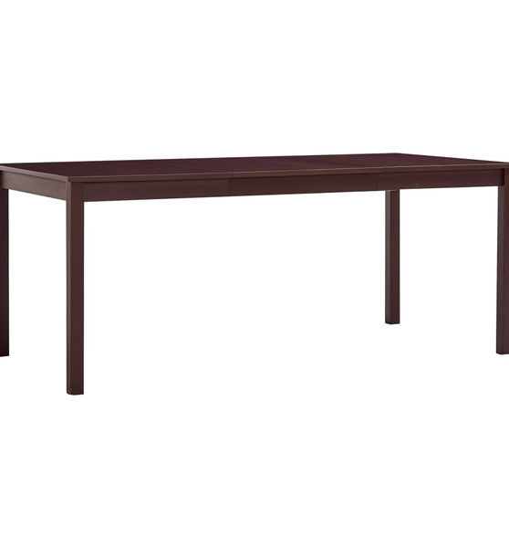 Esstisch Dunkelbraun 180 x 90 x 73 cm Kiefernholz