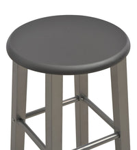 3-tlg. Bar-Set Holz und Stahl Anthrazit