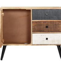 Sideboard 88×30×73 cm Mango-Massivholz