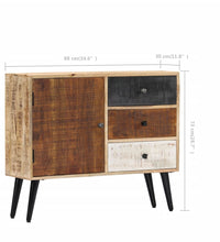 Sideboard 88×30×73 cm Mango-Massivholz