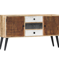 Sideboard 118x30x62 cm Massivholz Mango