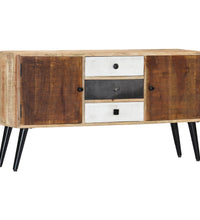 Sideboard 118x30x62 cm Massivholz Mango