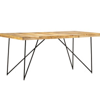 Esstisch 180×90×76 cm Mango Massivholz