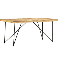Esstisch 180×90×76 cm Mango Massivholz