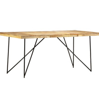 Esstisch 180×90×76 cm Mango Massivholz
