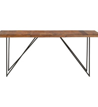 Esstisch 180 x 90 x 76 cm Massivholz Akazie