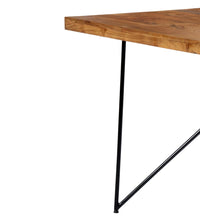 Esstisch 180 x 90 x 76 cm Massivholz Akazie