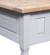 Couchtisch Mexiko-Stil Kiefernholz Grau 100x55x44 cm