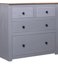 Sideboard Grau 80x40x83 cm Kiefernholz Panama