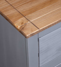 Sideboard Grau 80x40x83 cm Kiefernholz Panama