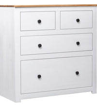 Sideboard Weiß 80x40x83 cm Kiefernholz Panama