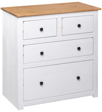 Sideboard Weiß 80x40x83 cm Kiefernholz Panama