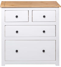 Sideboard Weiß 80x40x83 cm Kiefernholz Panama